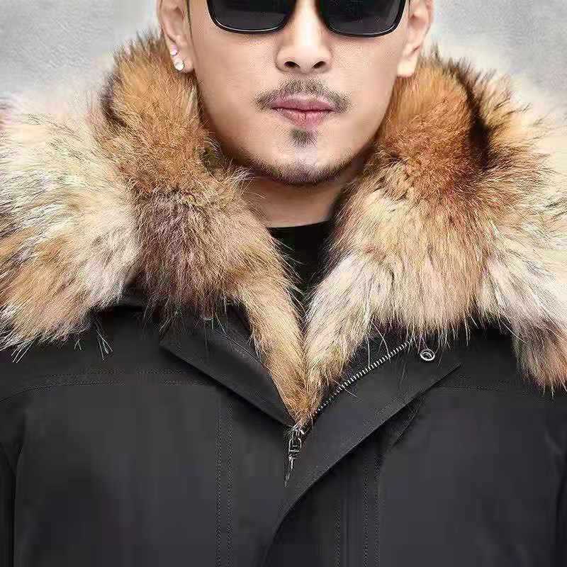 Men's high collar parka - Thør