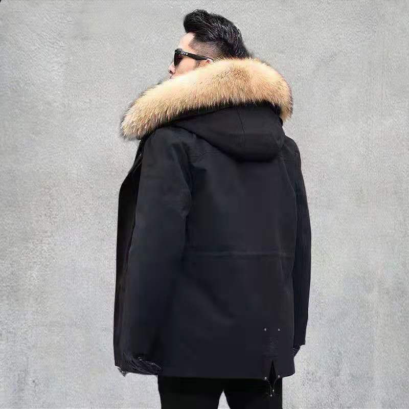 Men's high collar parka - Thør