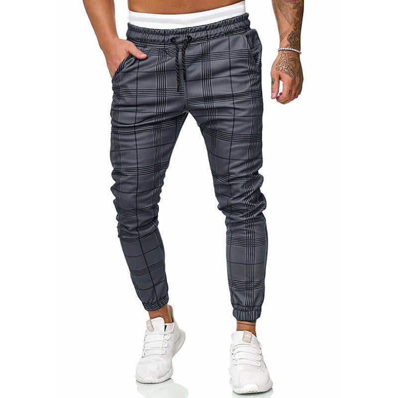 Geruite joggingsbroek heren - Marten