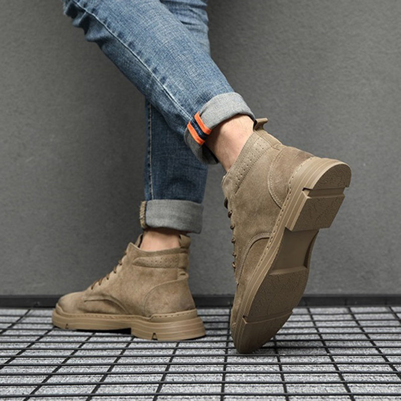 Suede winterschoenen heren - Mark