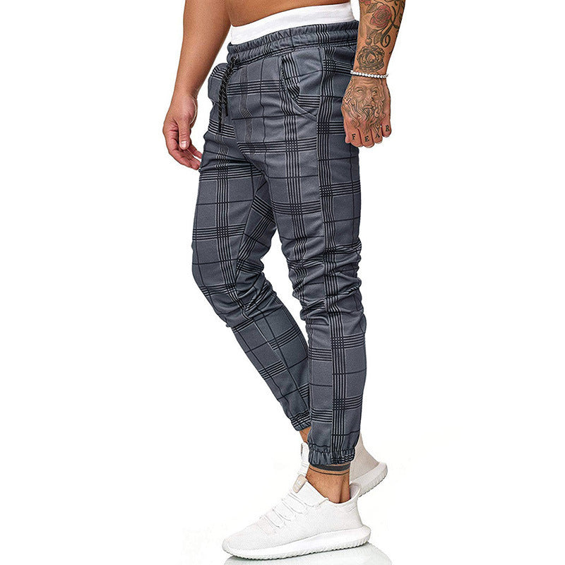 Geruite joggingsbroek heren - Marten