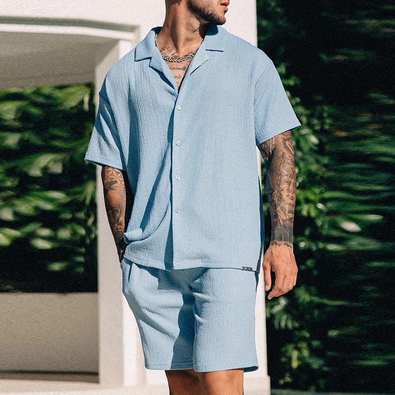 Luxe Lounge Shirt & Shorts Set - Nørholm
