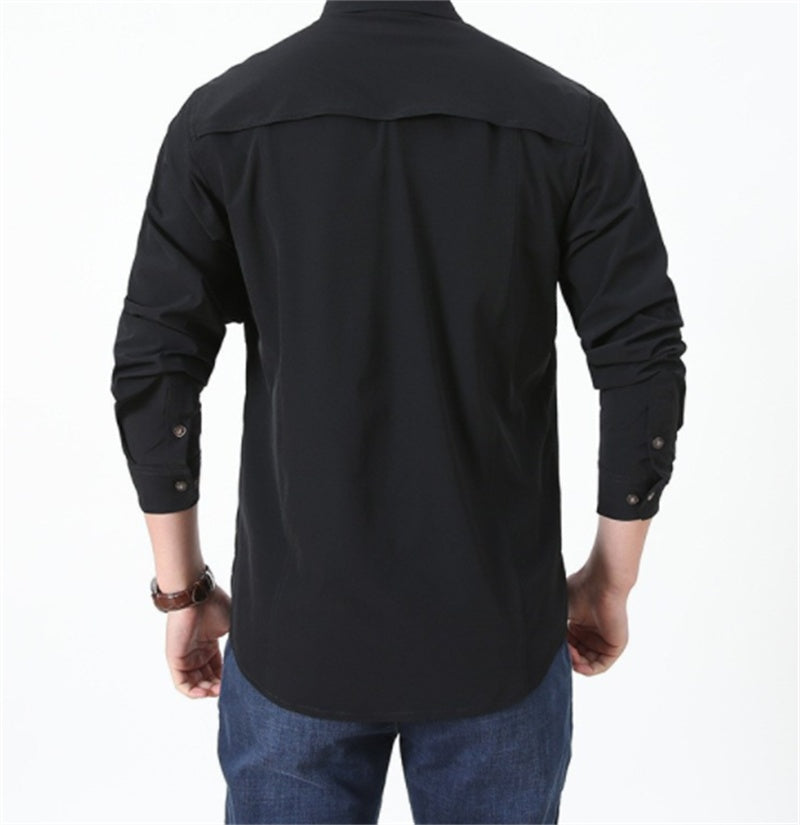 Losvallend heren shirt met lange mouwen - Eriksøn