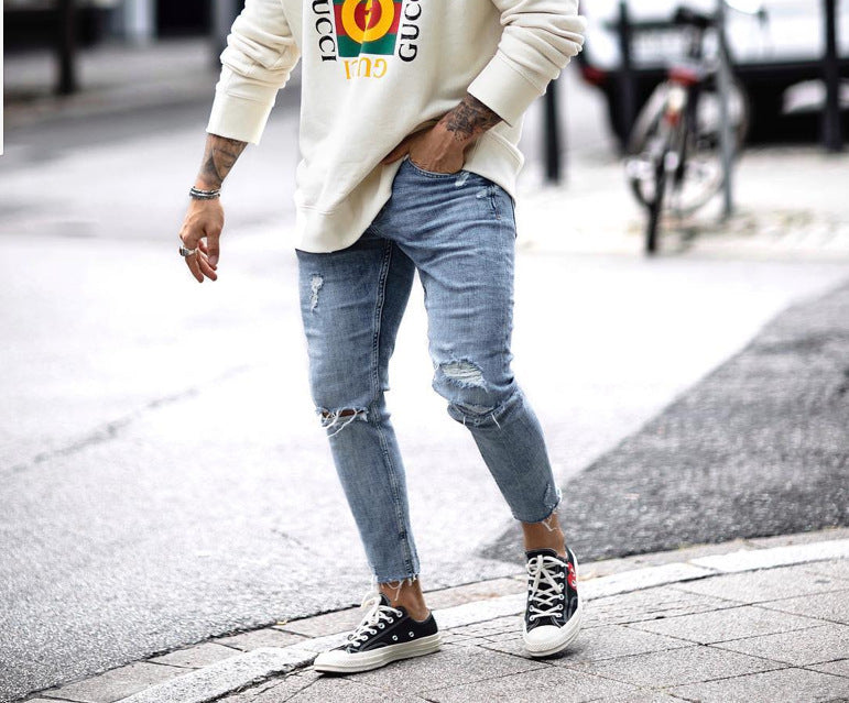 Straight leg jeans heren - Vigør