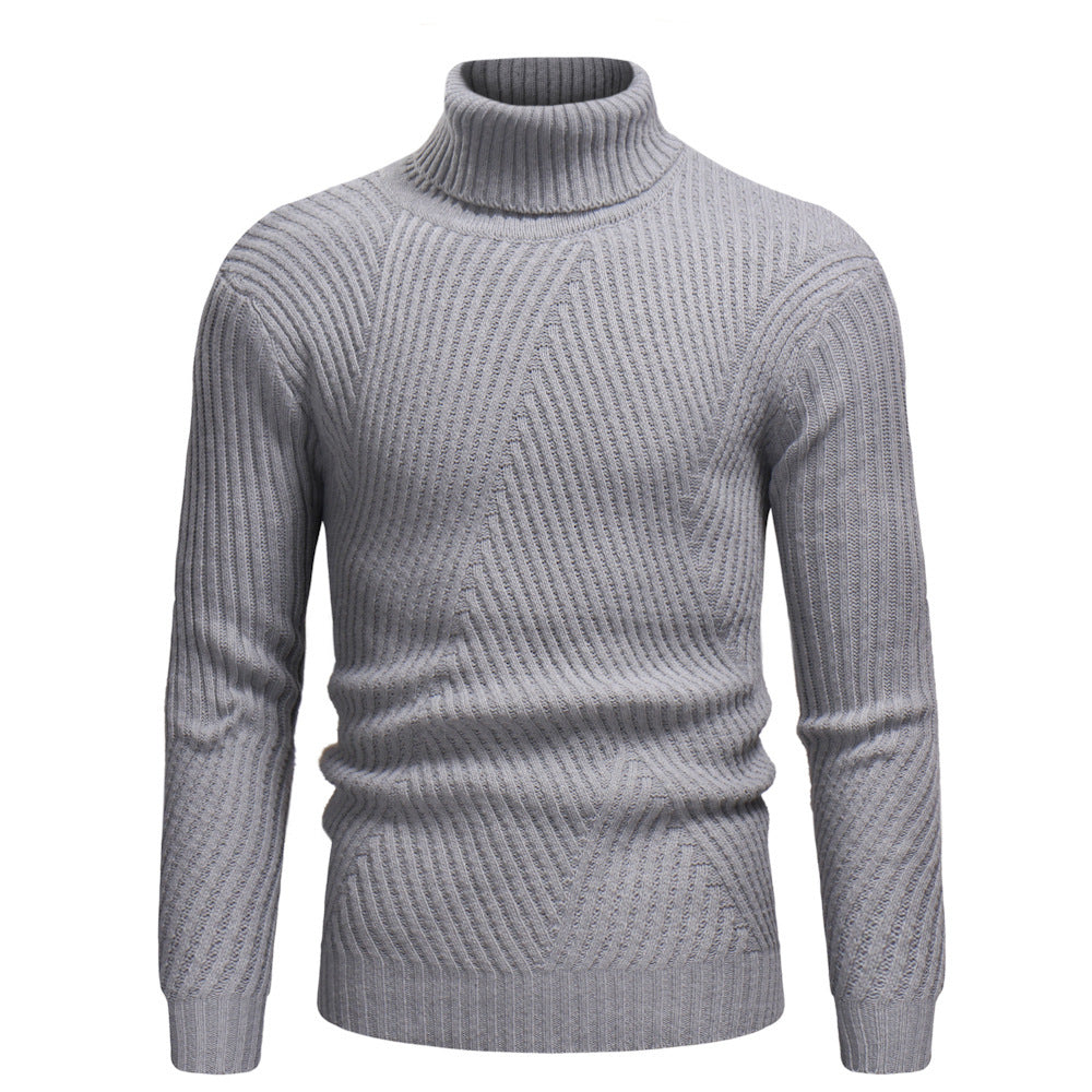 Warm turtleneck sweater for men - Alexander