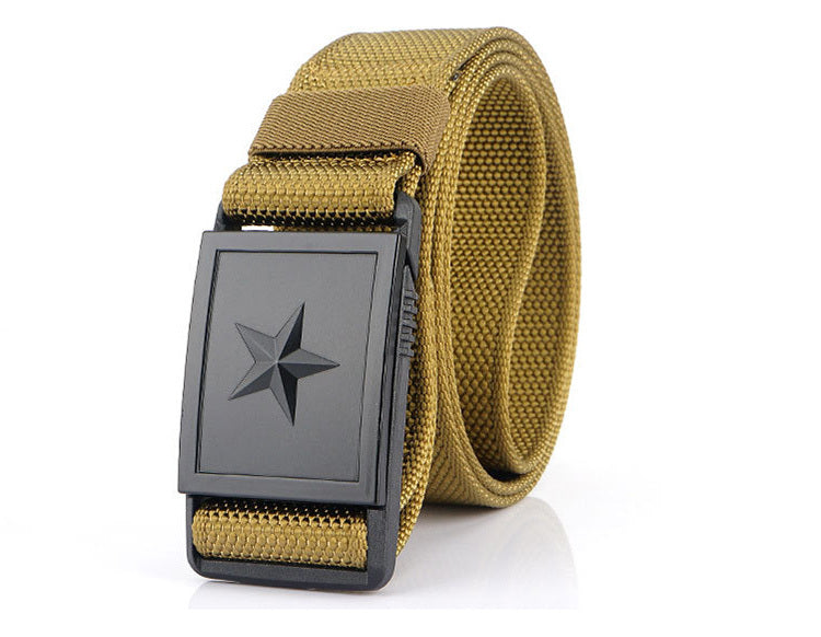 Canvas belt with automatic buckle - Røssel