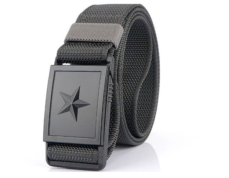 Canvas belt with automatic buckle - Røssel