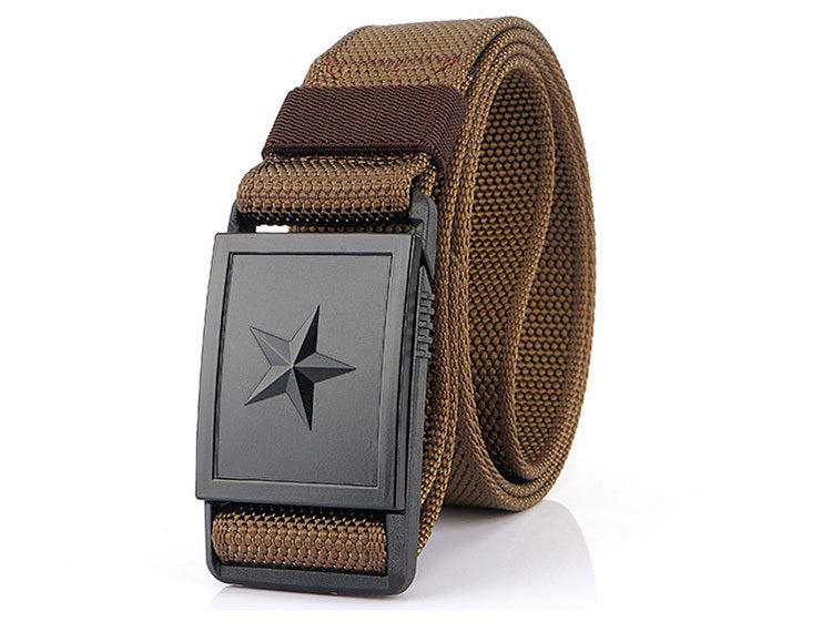 Canvas belt with automatic buckle - Røssel