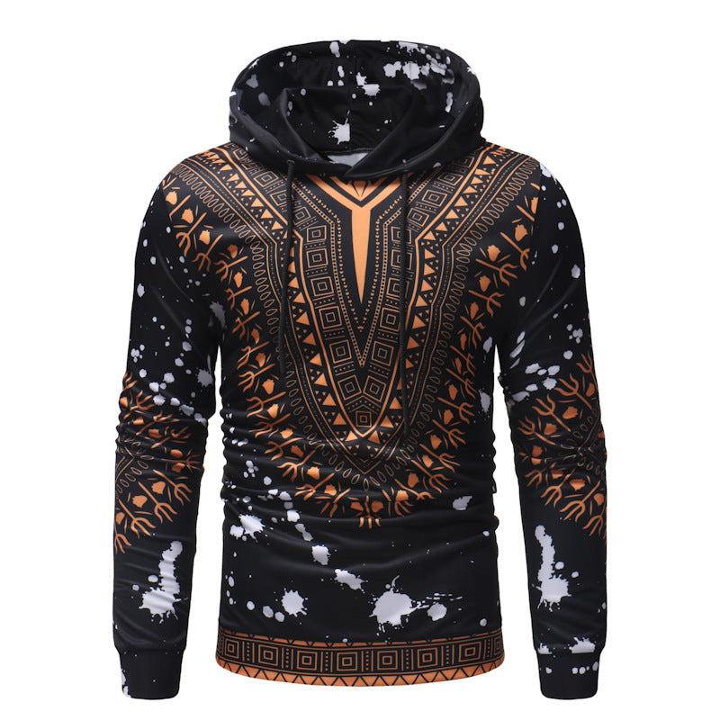 Creatief bedrukte hoodie heren - Maarten