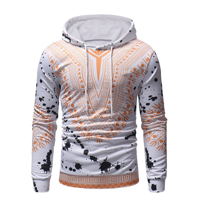 Creatief bedrukte hoodie heren - Maarten
