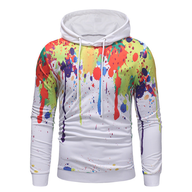 Creatief bedrukte hoodie heren - Maarten