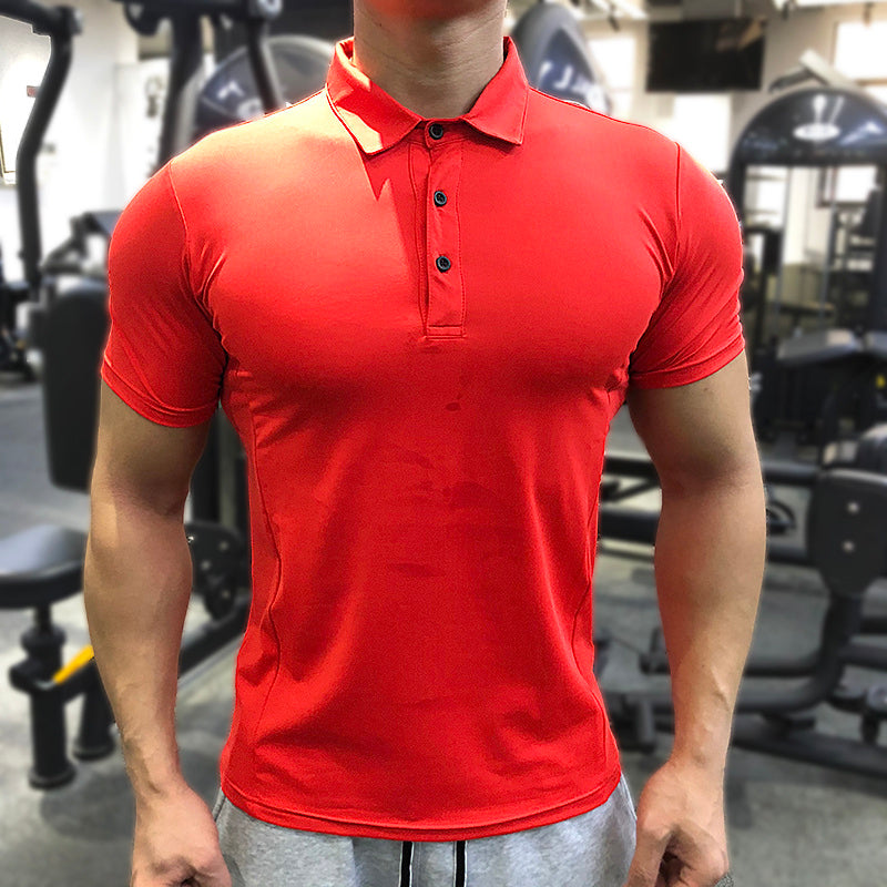 muscle fit polo heren - Bastiaan