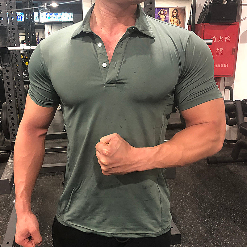 muscle fit polo heren - Bastiaan