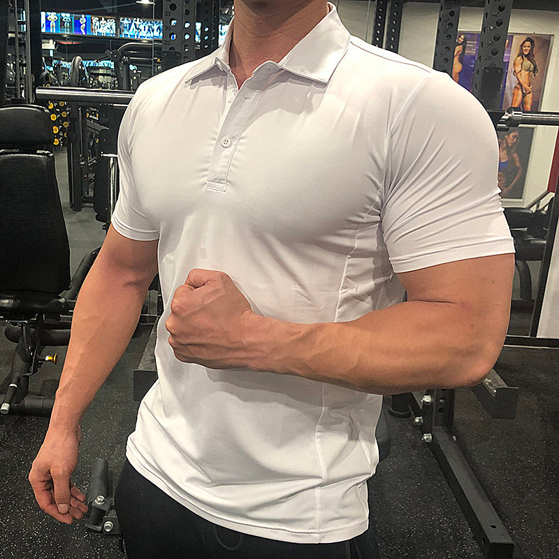 muscle fit polo heren - Bastiaan