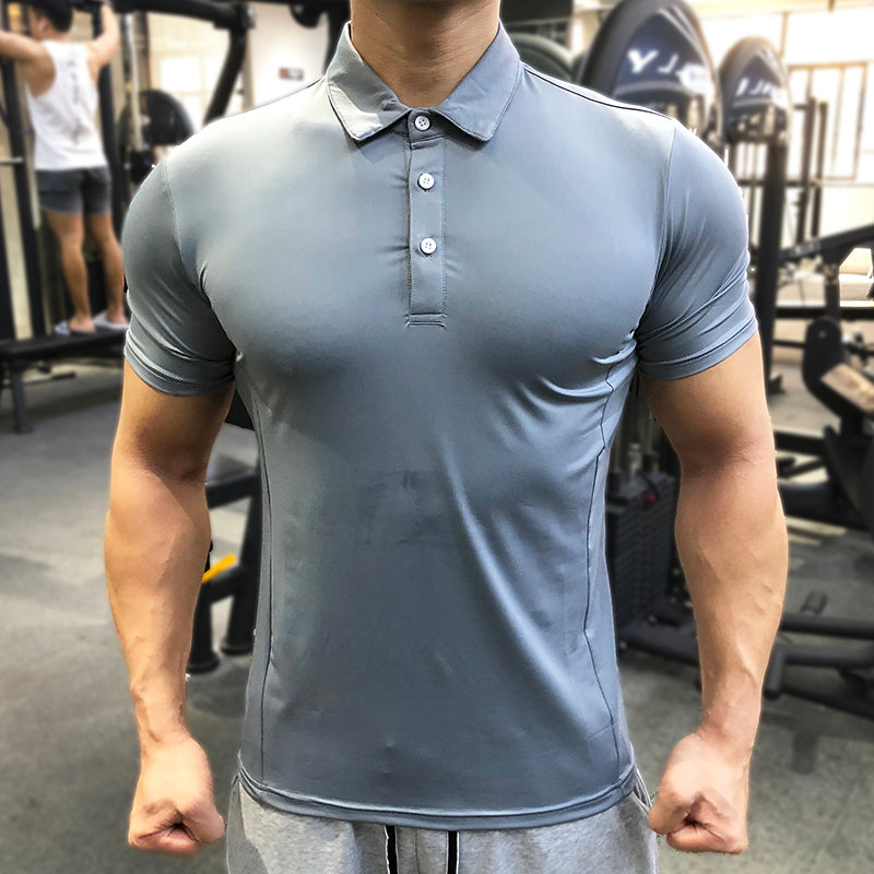 muscle fit polo heren - Bastiaan