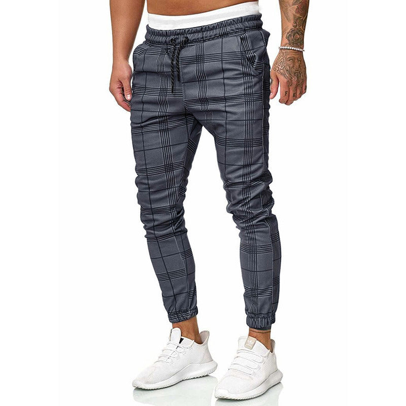 Geruite joggingsbroek heren - Marten