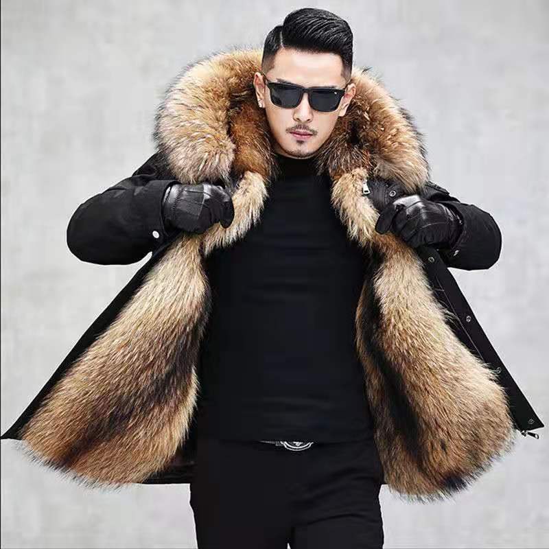 Men's high collar parka - Thør