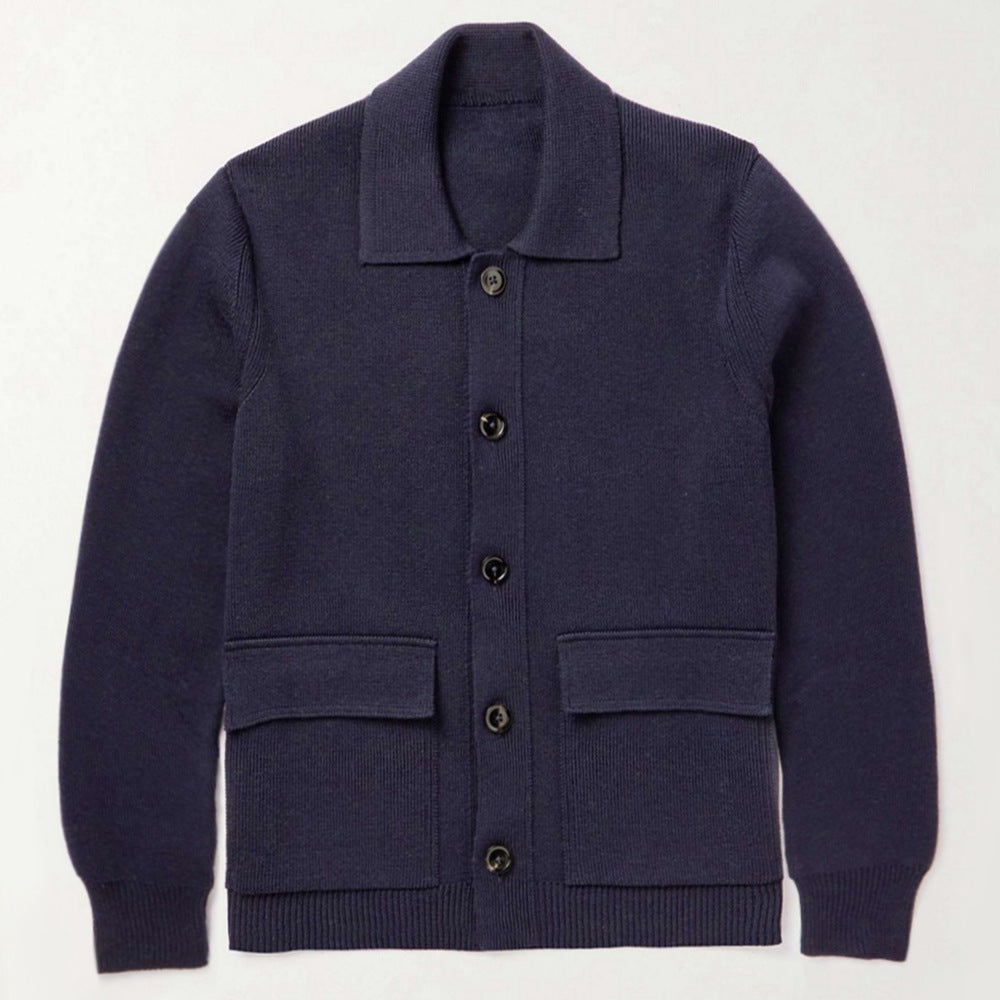 Men's wool cardigan - Rutger