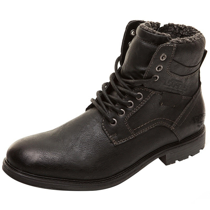 Hoge warme gevoerde winterschoenen - Jørgen