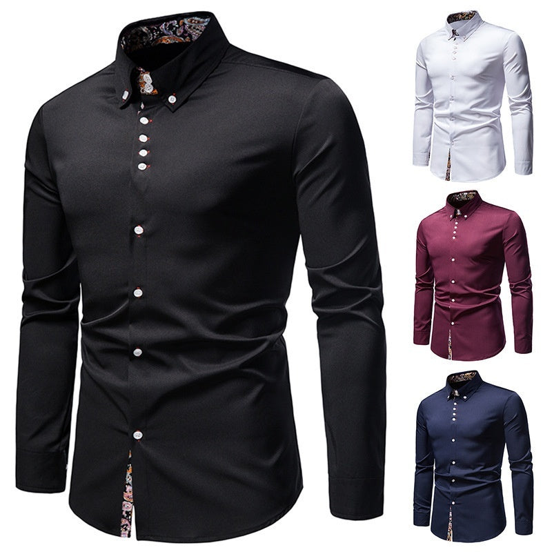slim fit overhemd heren - Thör