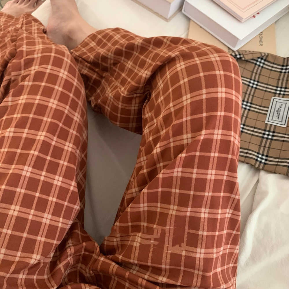 Geruite pyjama broek - Markuys