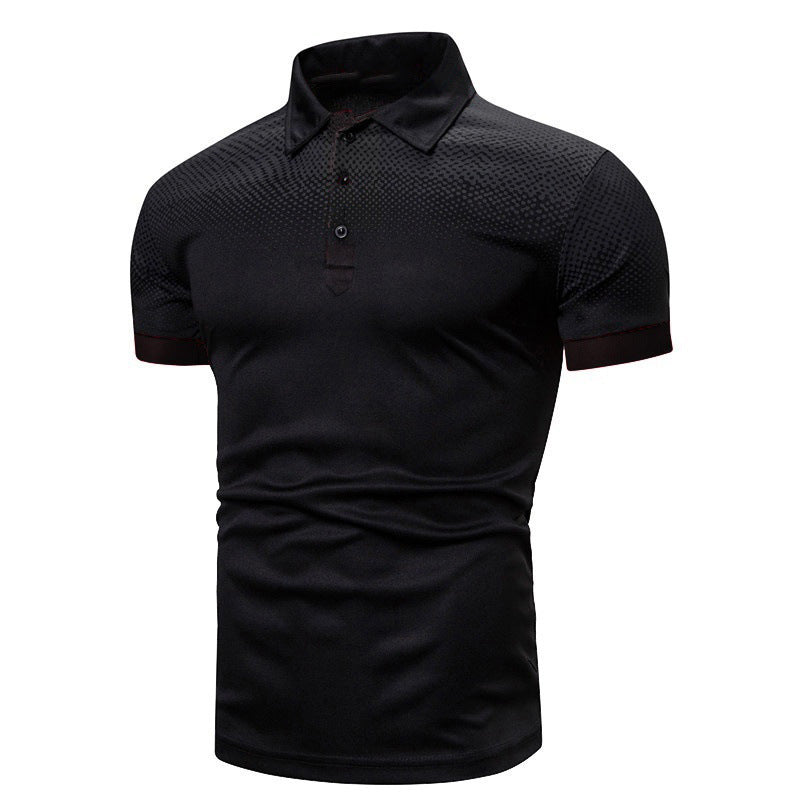 Heren casual polo shirt met 3D digitale print - Jørson