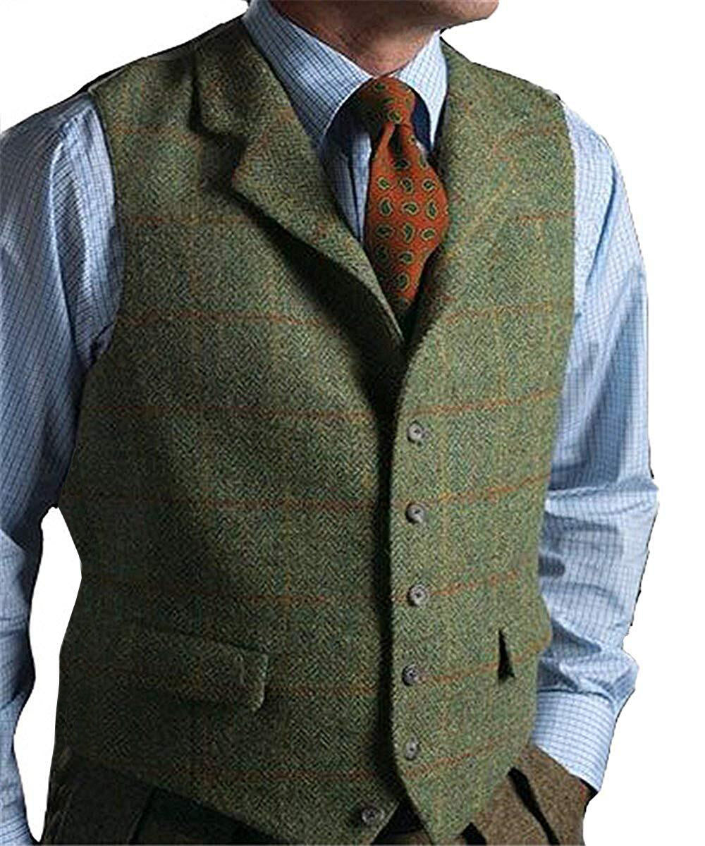 Heren gilet met ruitpatroon - Hence