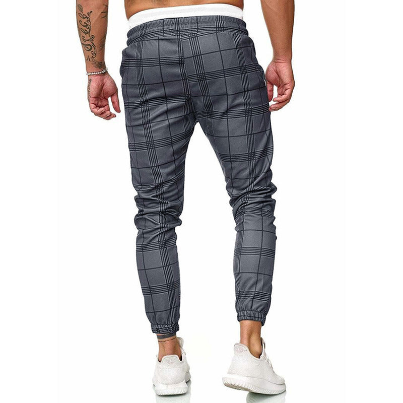 Geruite joggingsbroek heren - Marten