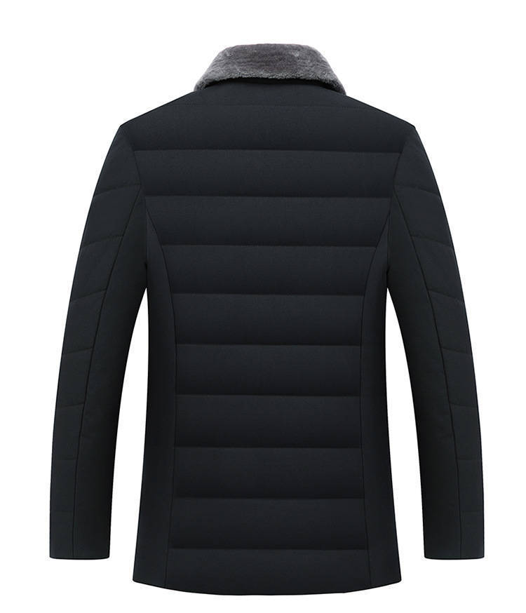 Casual winterjas met kraag heren - Endør