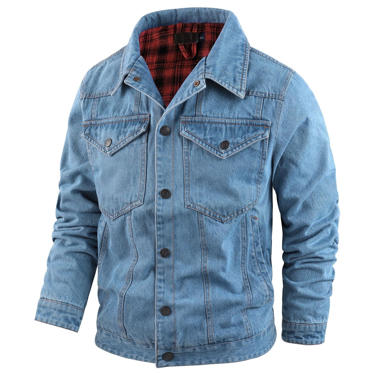 Casual denim jacket men - Thør