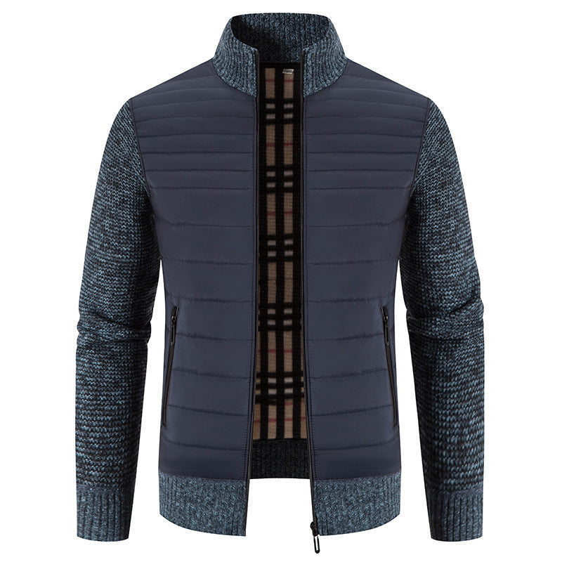 Hybride vest met opstaande kraag heren - Erik