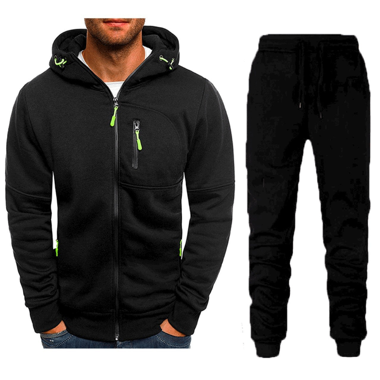 men's vest with zipper & pants - Matteo