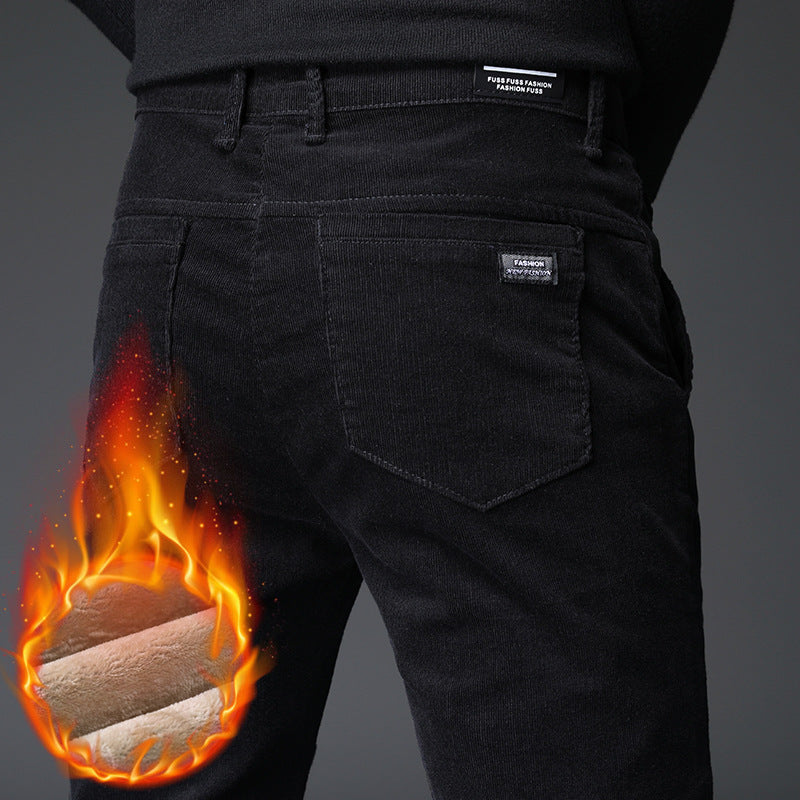 Gewatteerde corduroy broek heren - Wouter
