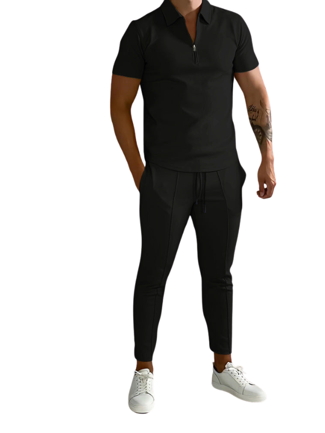 Sporty Chic Polo & Trousers - Thør