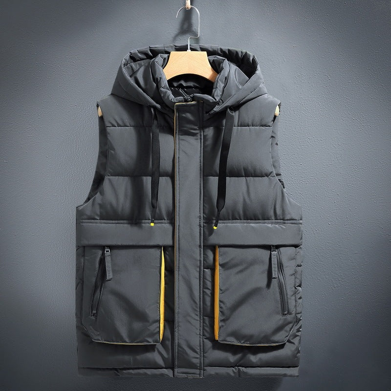 Bodywarmer with hood - Eric