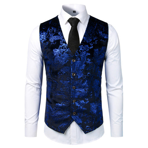Goudkleurig steampunk heren vest - Otto