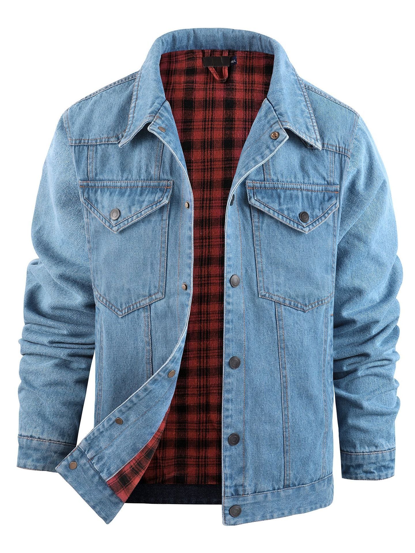 Casual denim jacket men - Thør