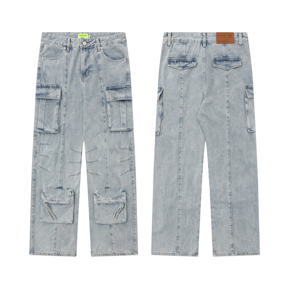 Casual multi pocket broek heren - Røn
