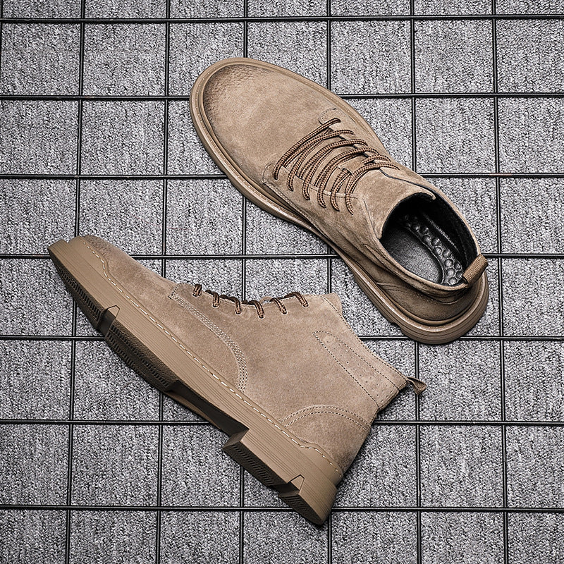 Suede winterschoenen heren - Mark