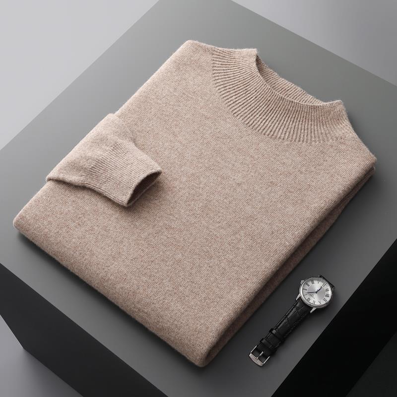 Luxe heren trui met halve kraag - Ralph