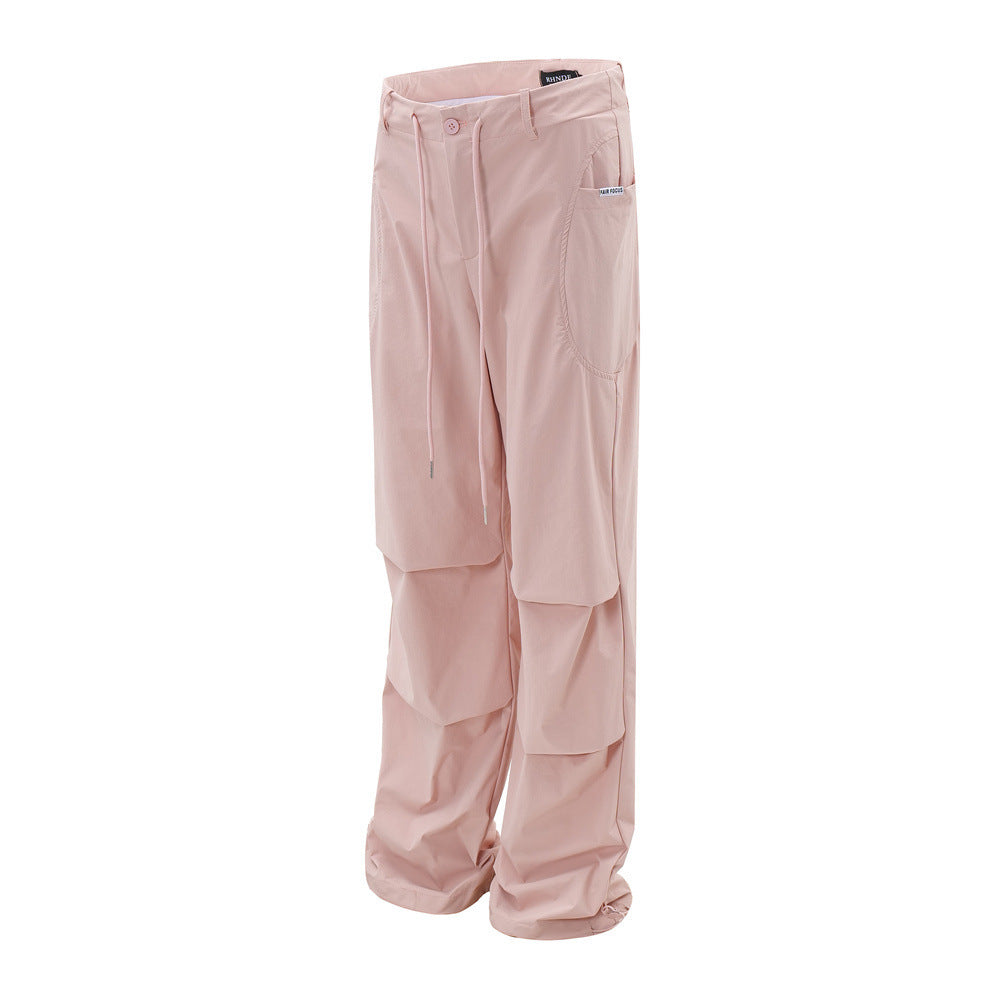 Paratrooper style trousers with pleats - Sølvi