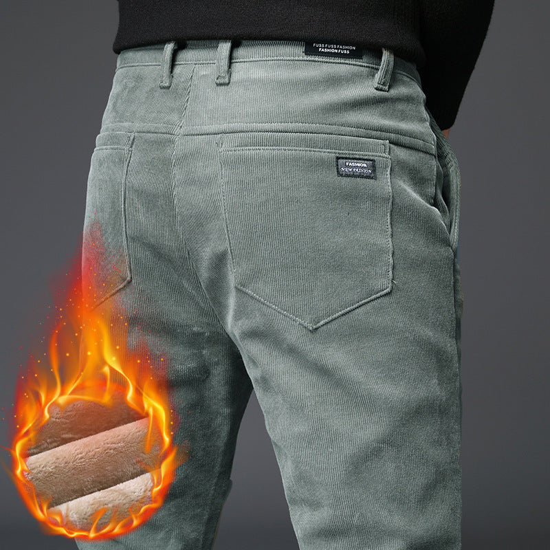 Gewatteerde corduroy broek heren - Wouter