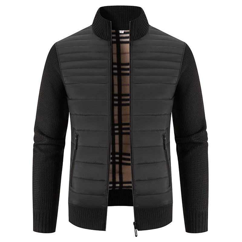 Hybride vest met opstaande kraag heren - Erik