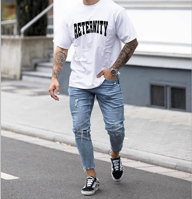 Straight leg jeans heren - Vigør