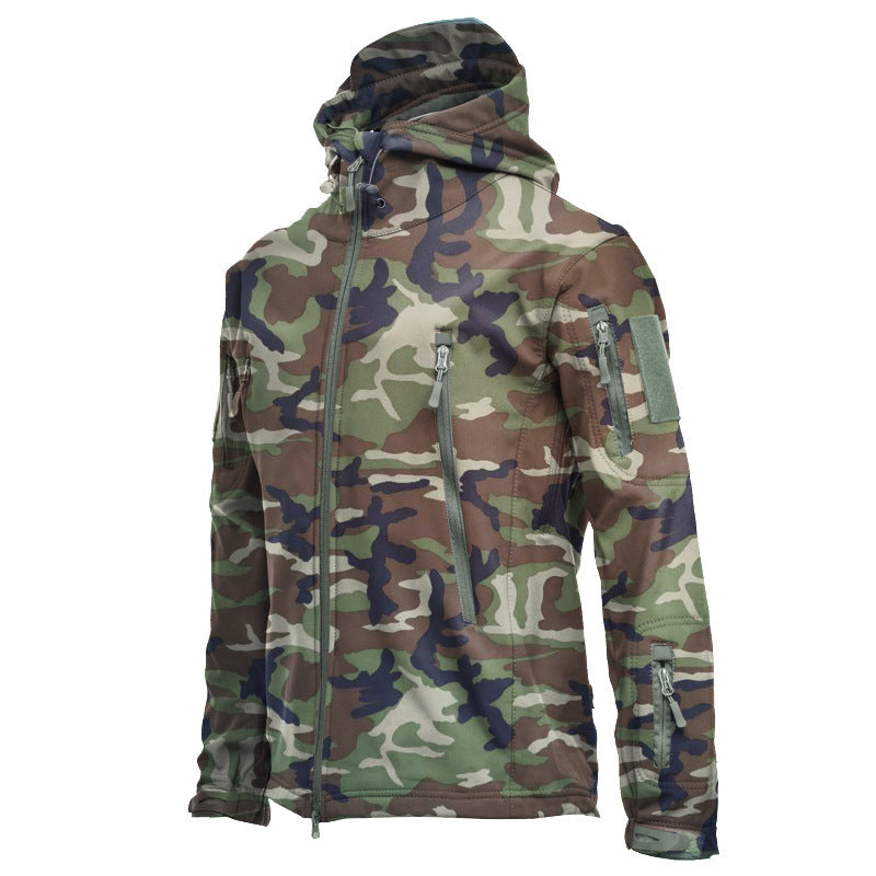 Camo jacket, windproof and stylish - Marcel