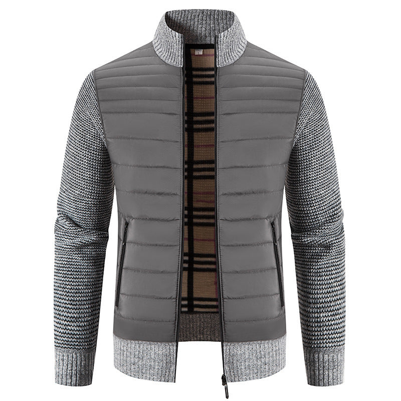 Hybride vest met opstaande kraag heren - Erik