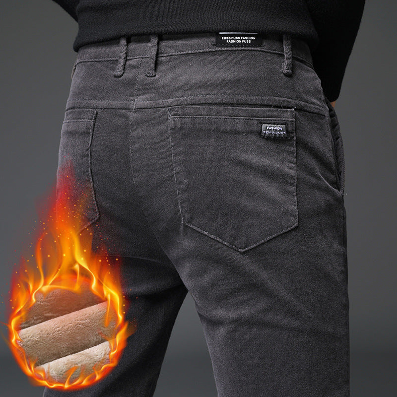 Gewatteerde corduroy broek heren - Wouter
