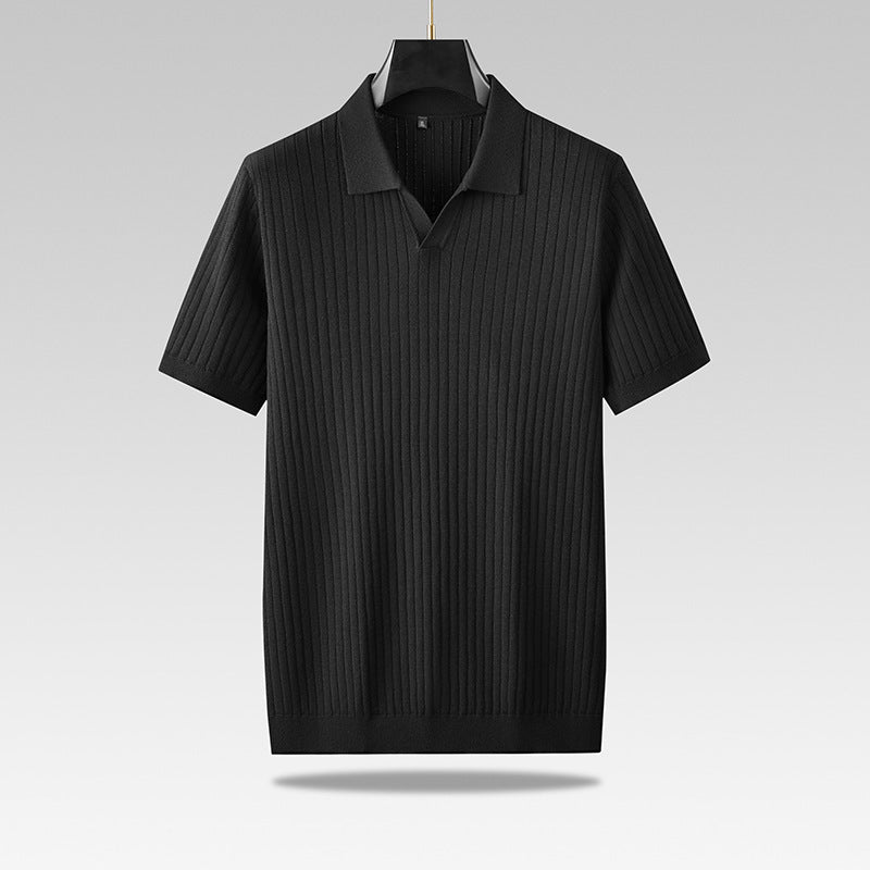 Corduroy polo shirt in grote maten - Sven