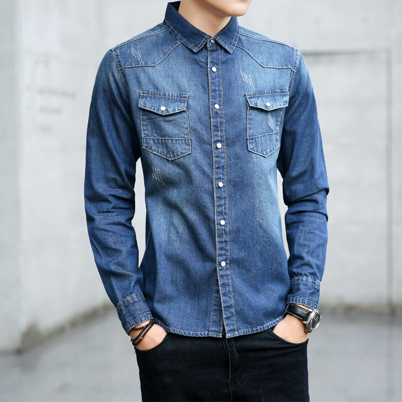 Denim overhemd heren - Joris