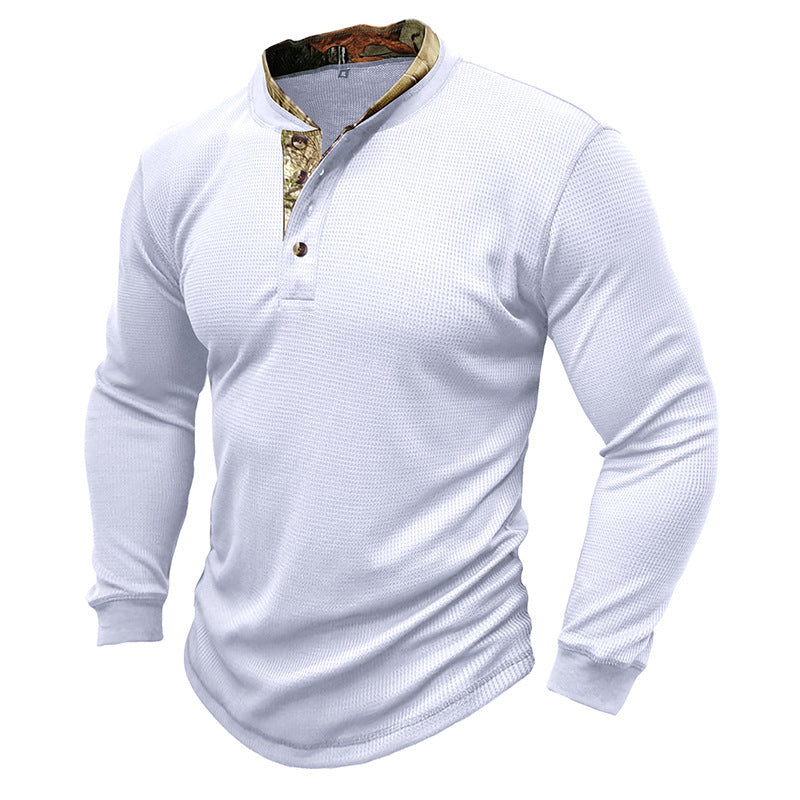 Subtiel ruig shirt met v hals - Thør